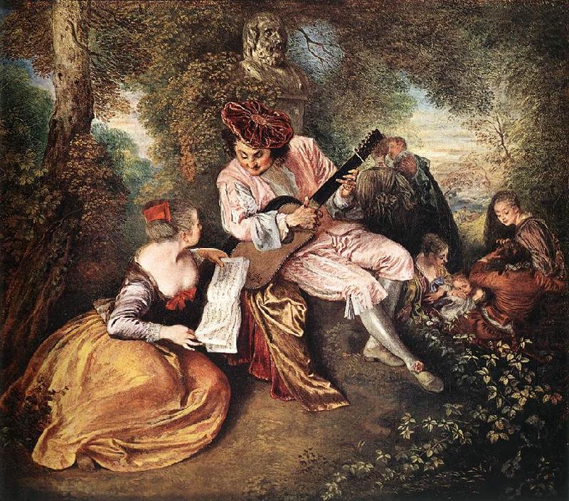 La gamme d amour, WATTEAU, Antoine